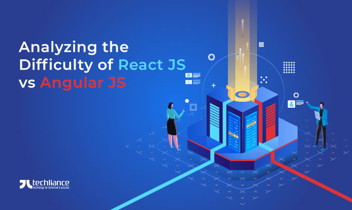 Analyzing the Difficulty of React JS vs Angular JS